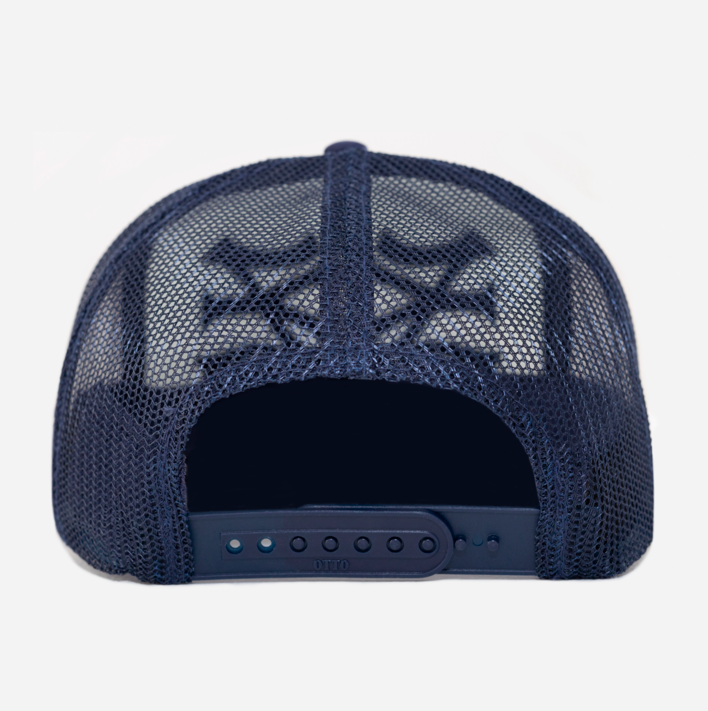 NY NY TRUCKER HAT (BLUE)