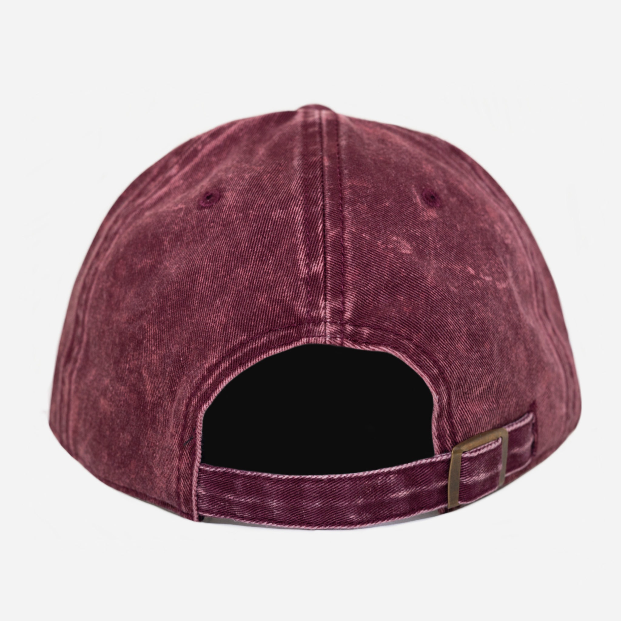 LA LA DENIM HAT (BURGUNDY)