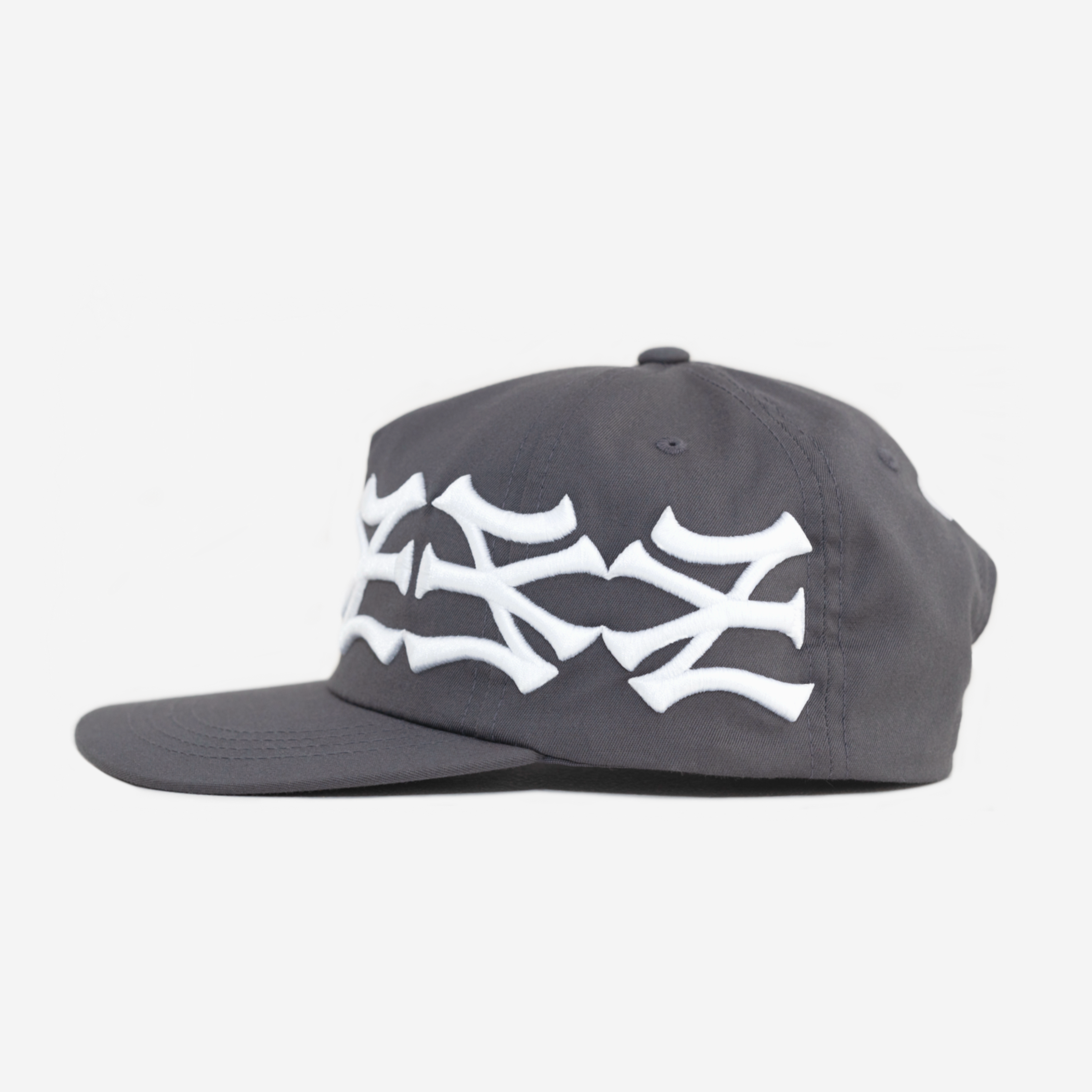 NY NY CROWN HAT (GREY)