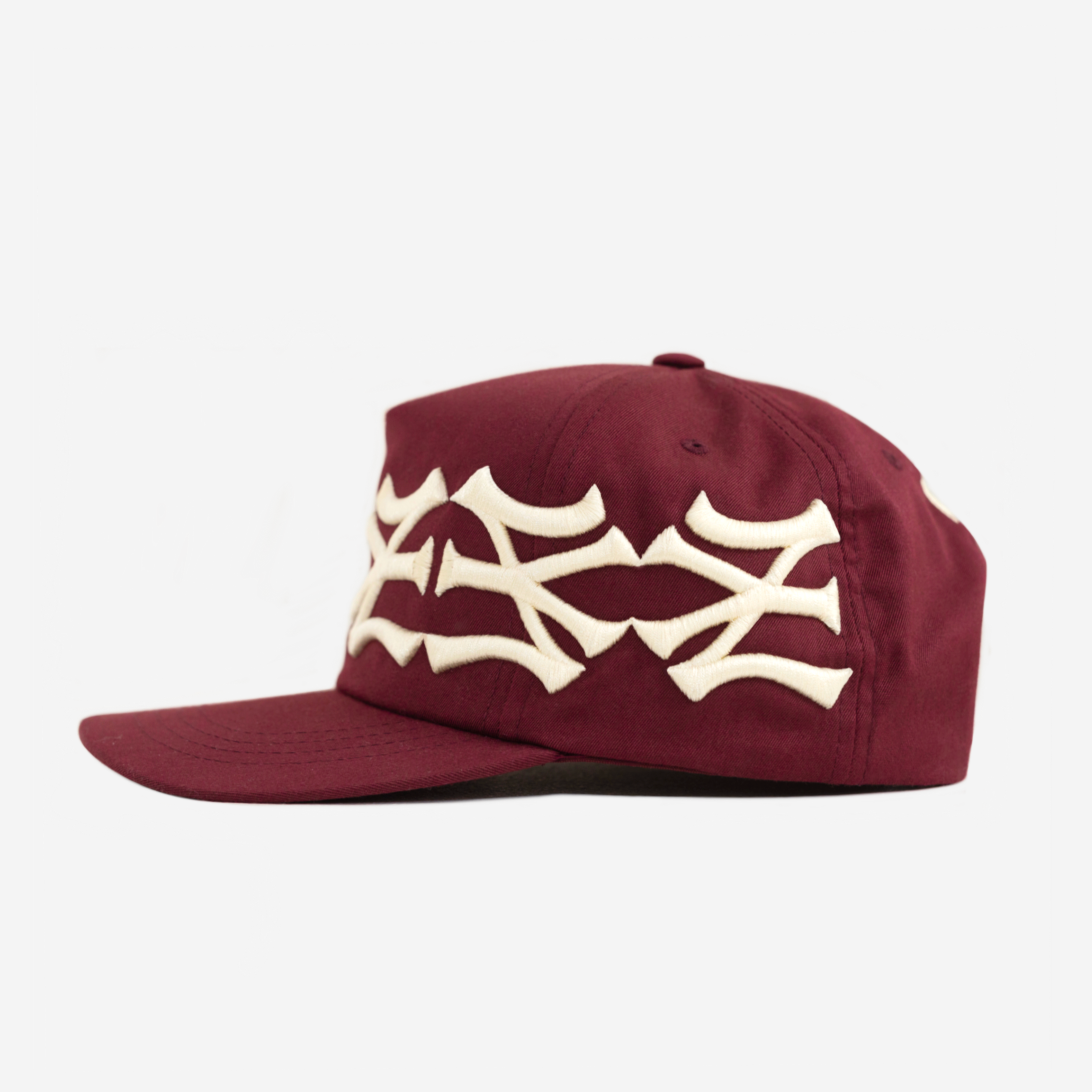 NY NY CROWN HAT (BURGUNDY)