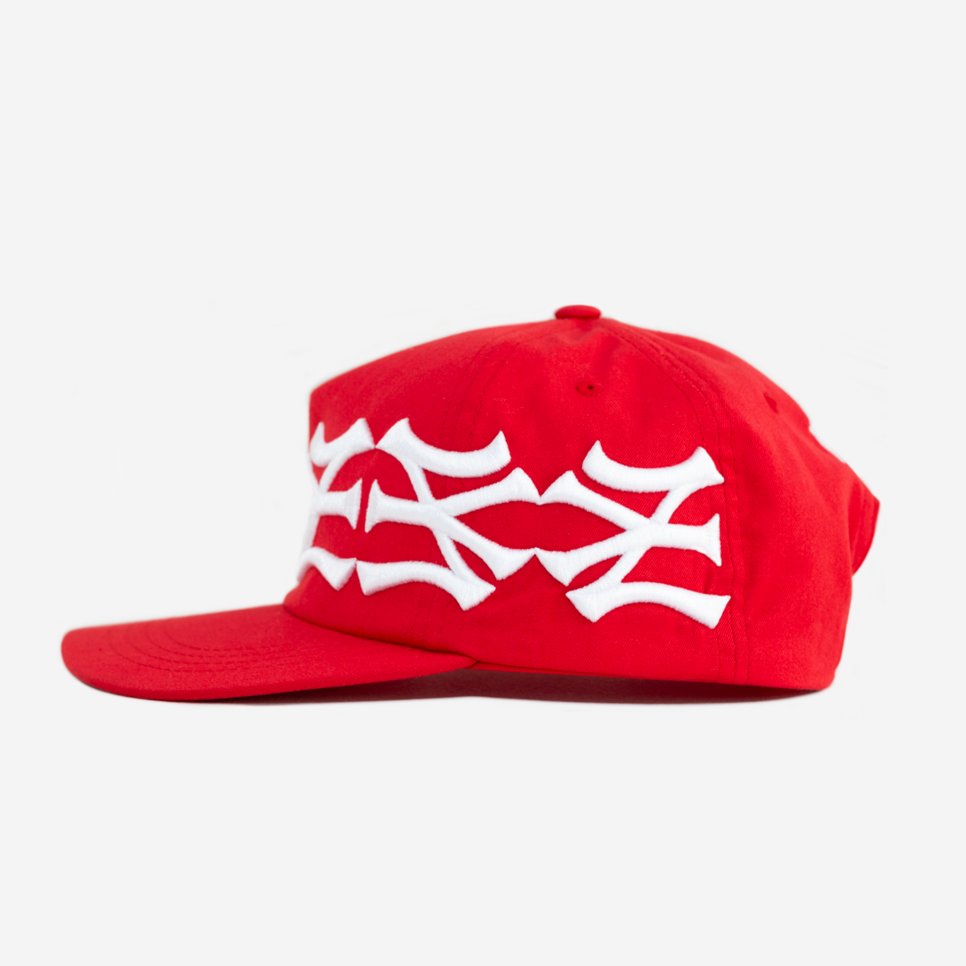 NY NY CROWN HAT (RED)