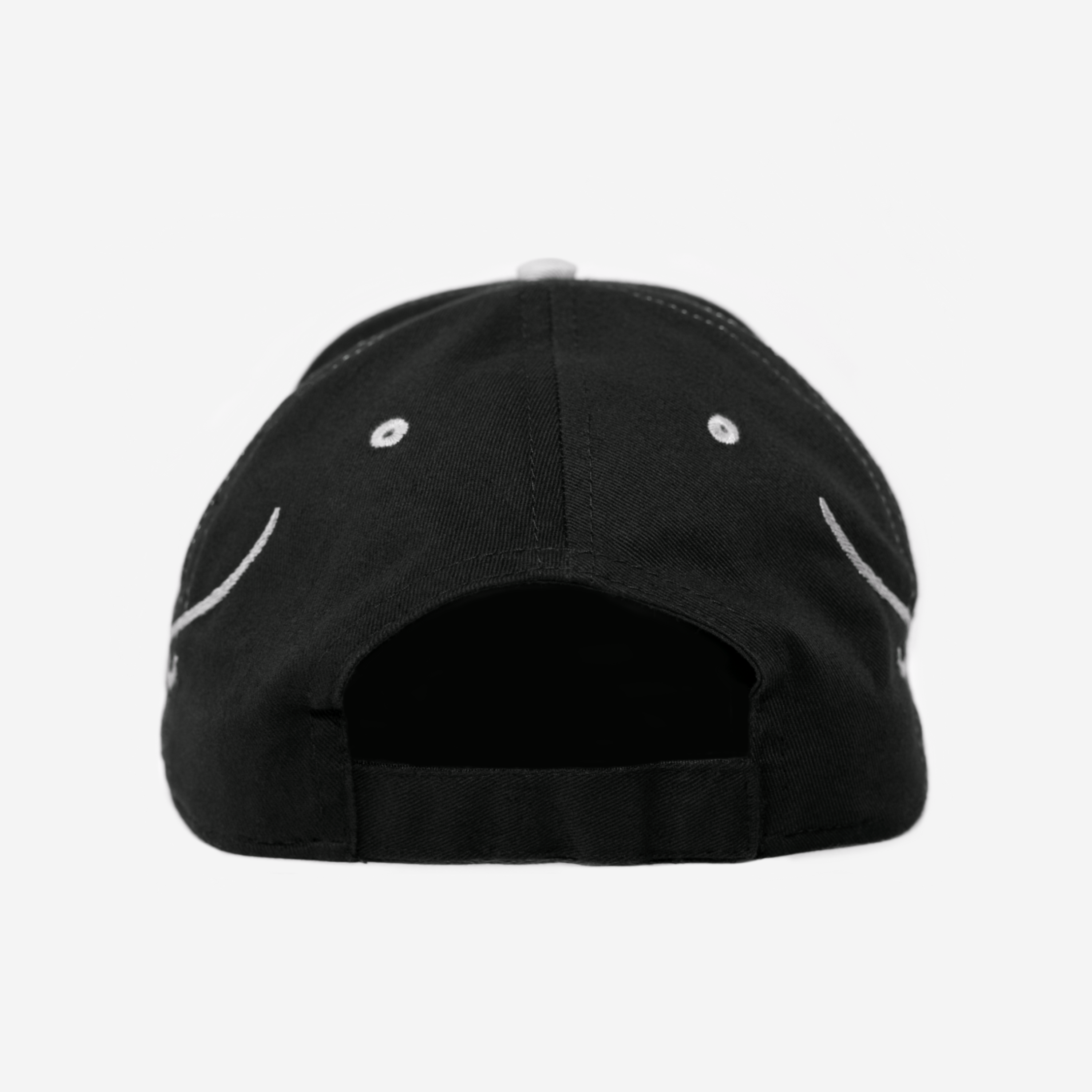 NY NY FLAME HAT (BLK/WHT)