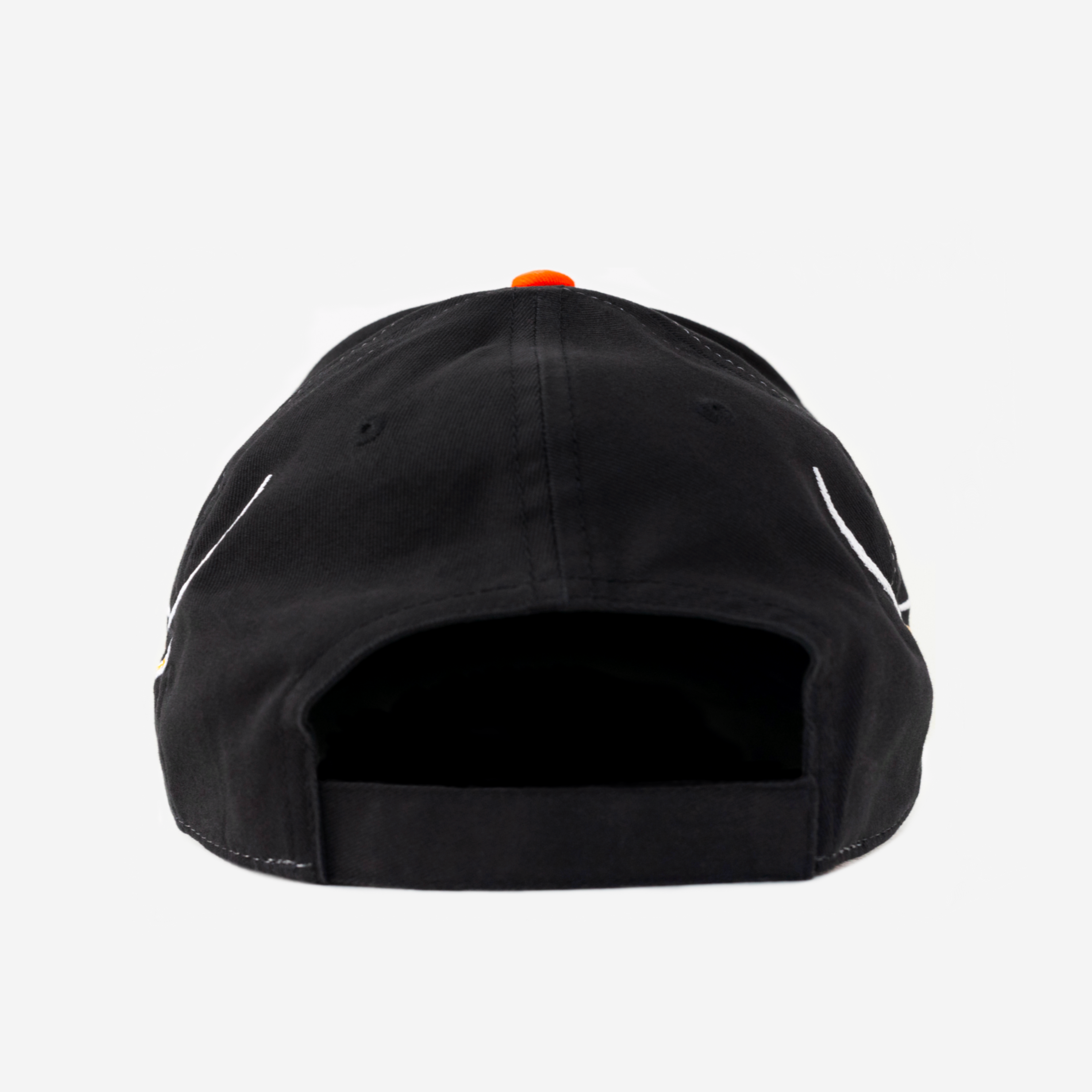 NY NY FLAME HAT (BLK/ORG)