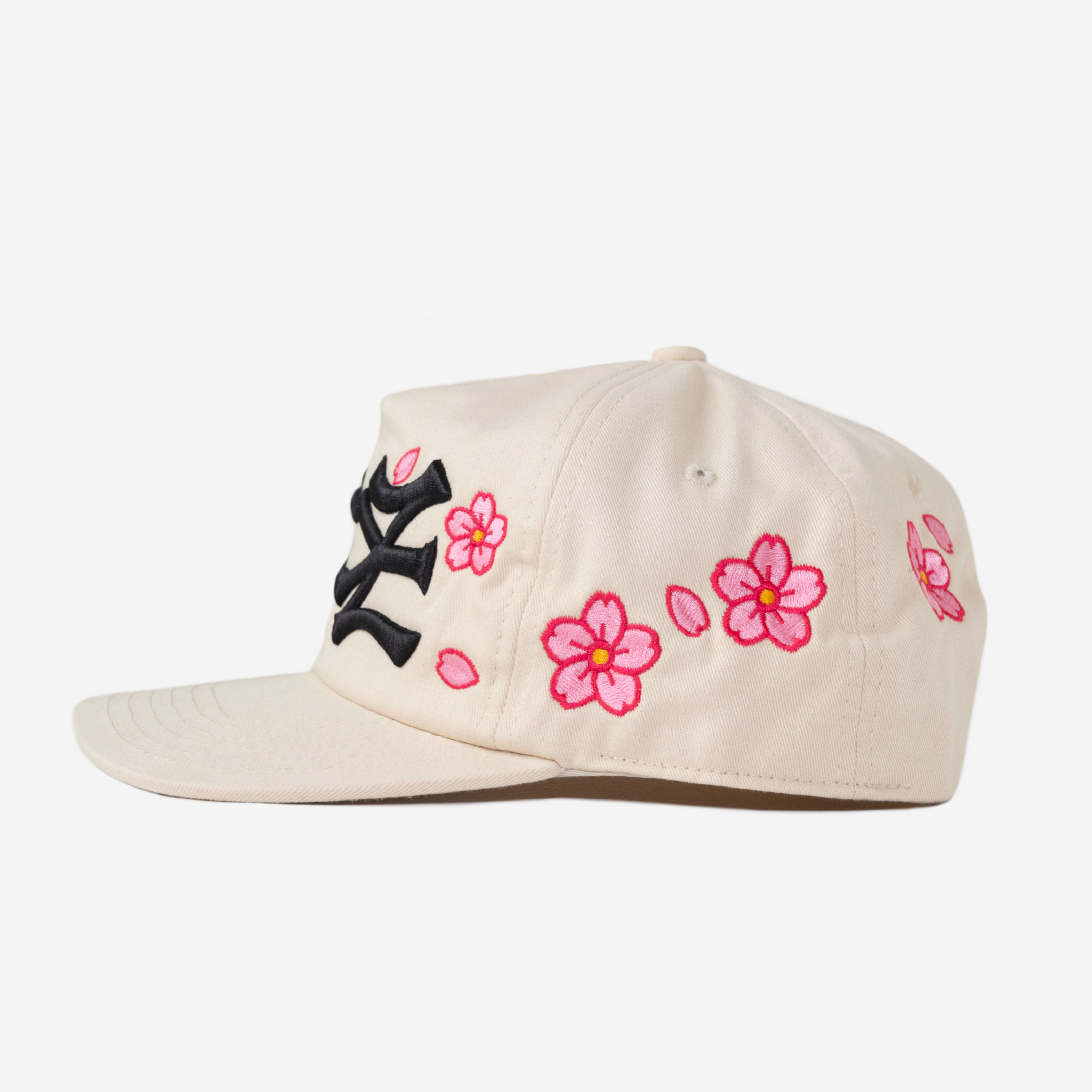 NY NY CHERRY BLOSSOM HAT (CREAM)