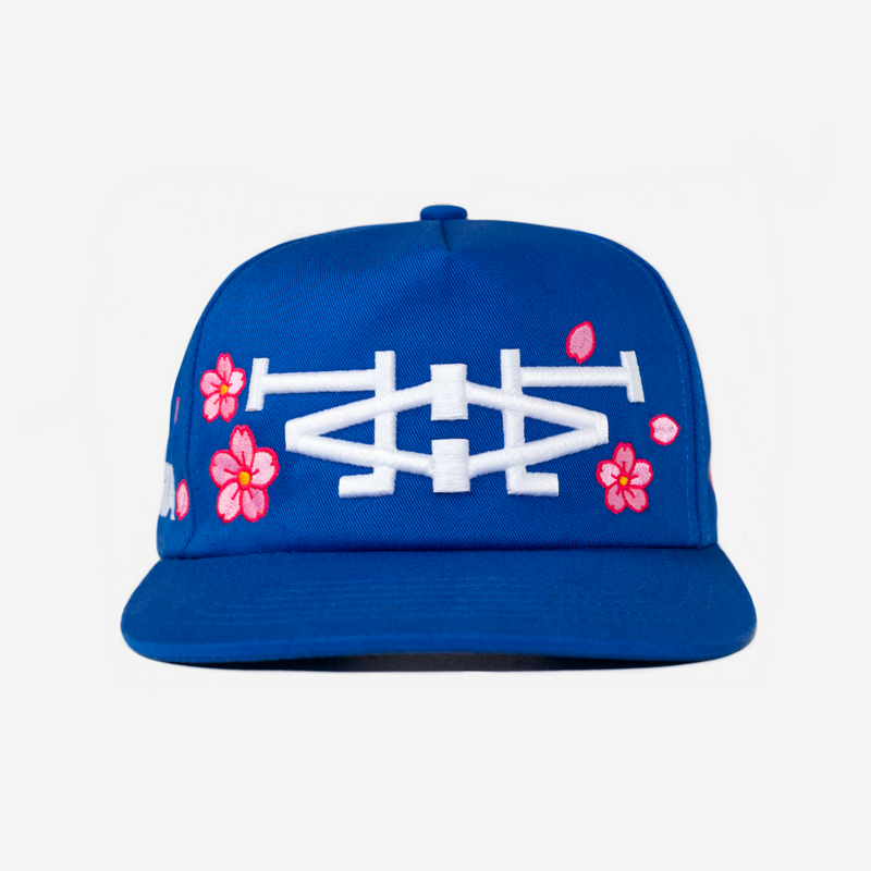 LA LA CHERRY BLOSSOM HAT (BLUE)