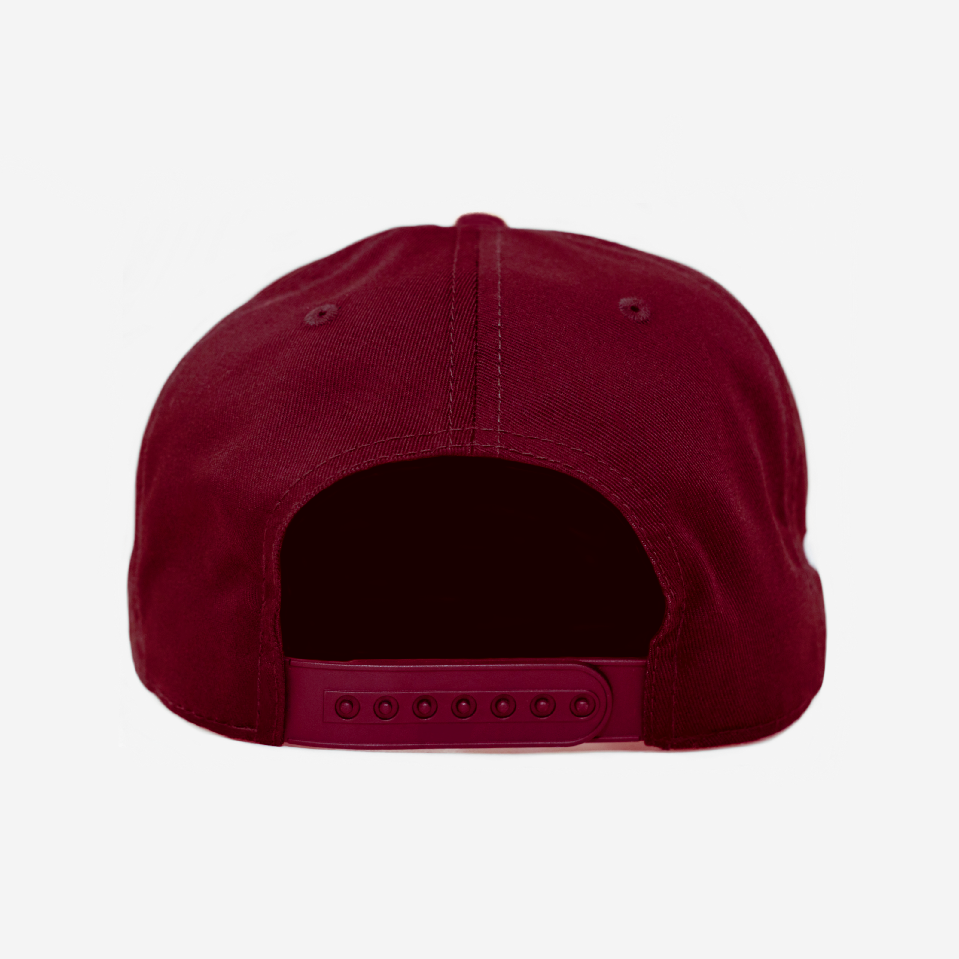 NY NY HAT CURVED BRIM (BURGUNDY)