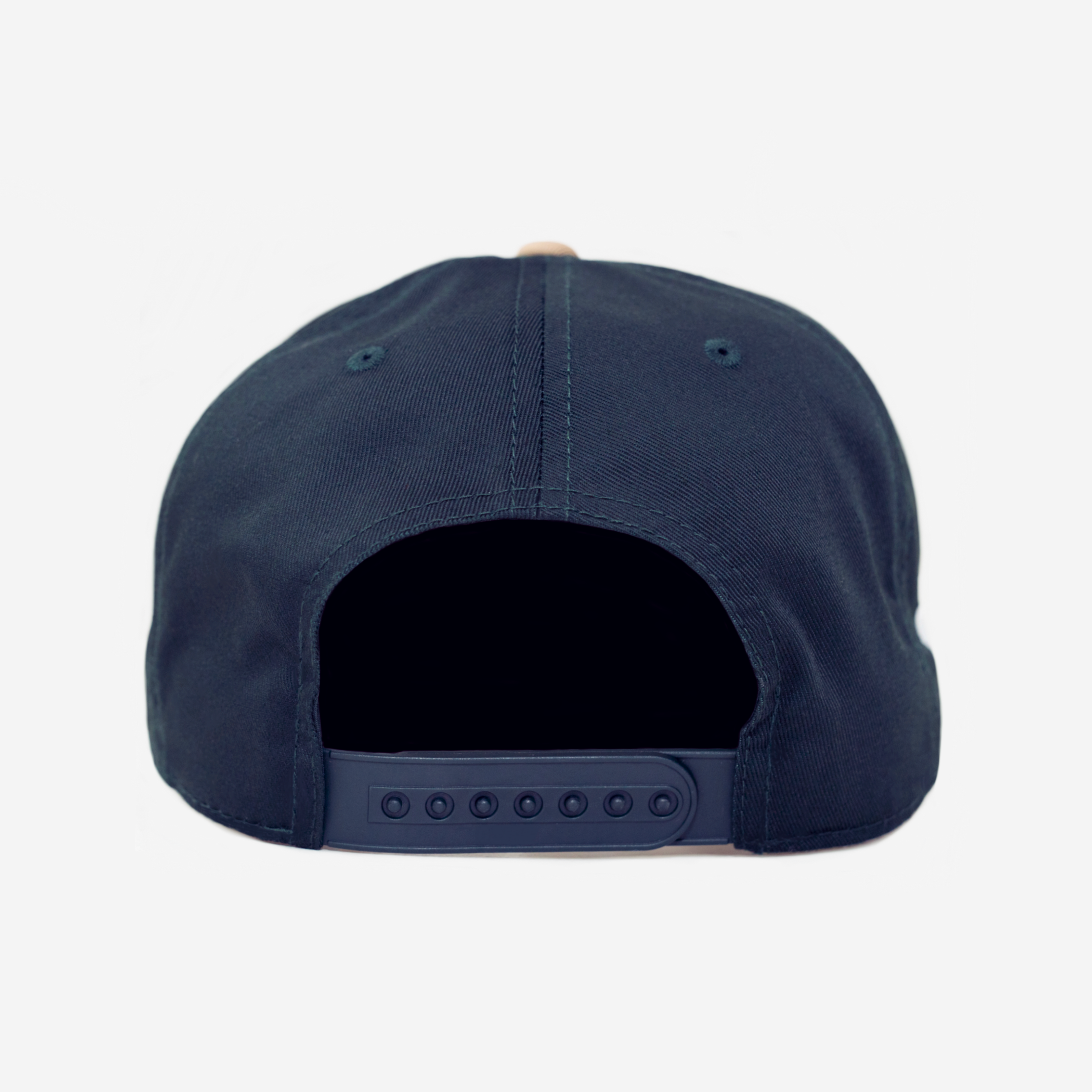 NY NY HAT CURVED BRIM (BLUE/TAN)