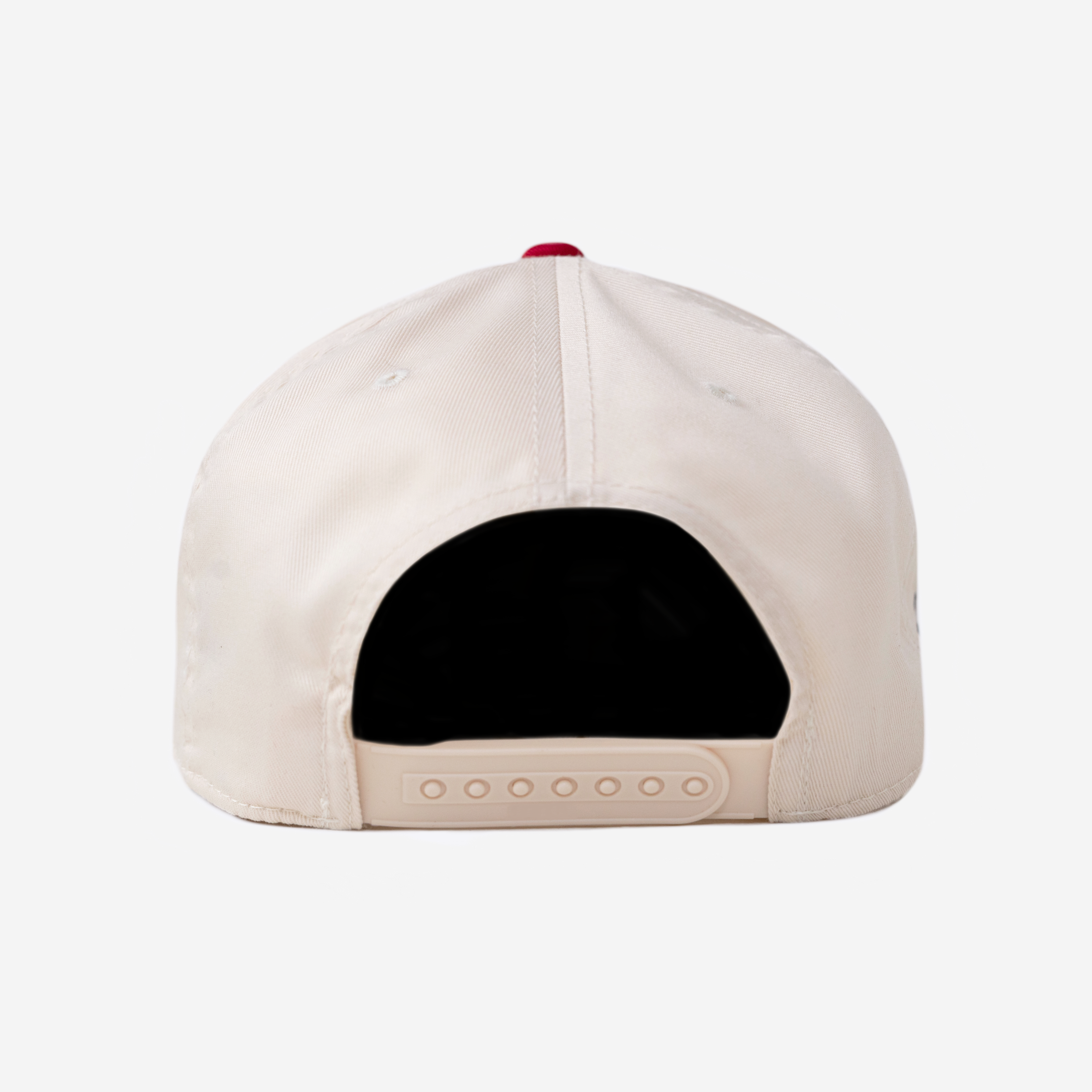 LA LA HAT CURVED BRIM (CRM/RED)