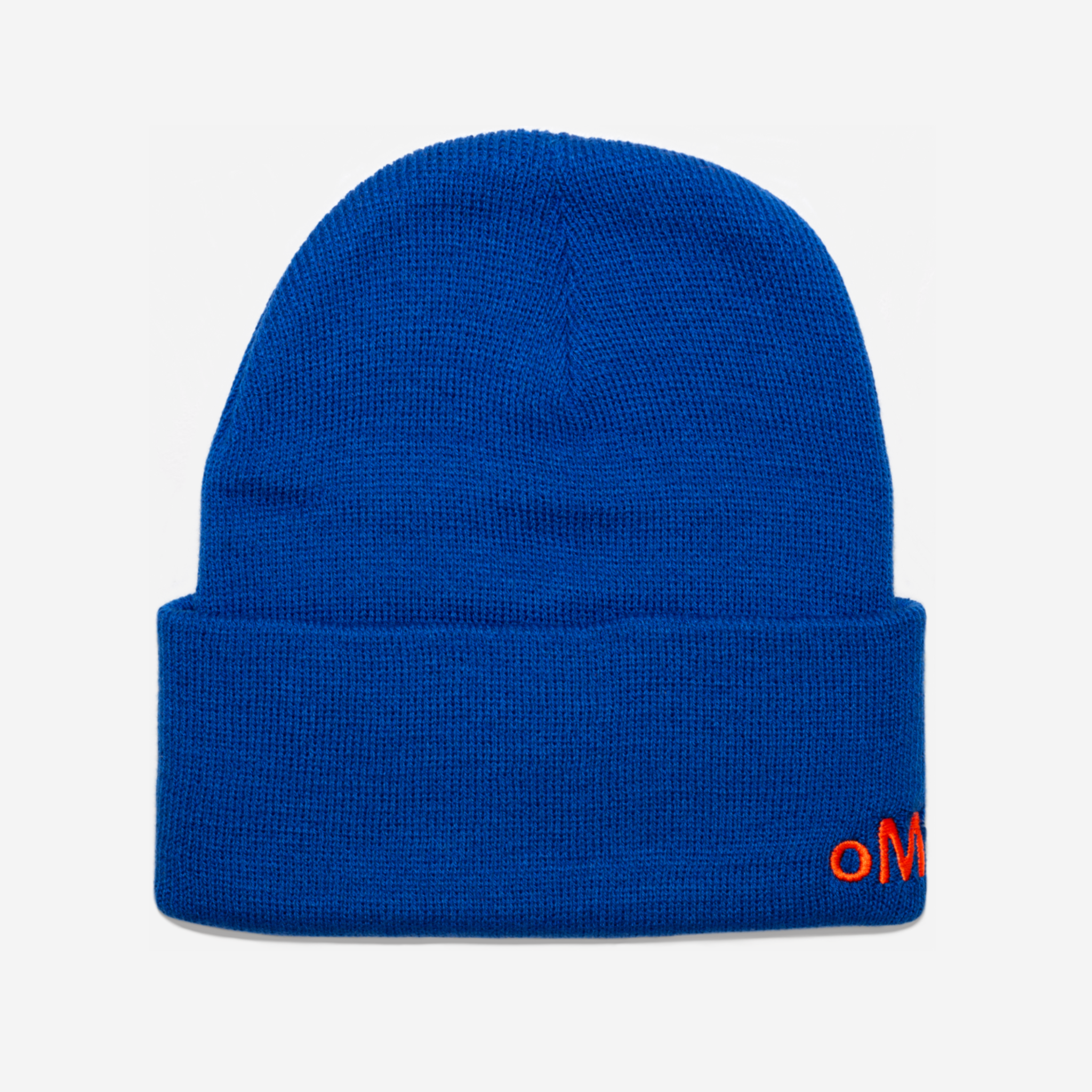 NY NY BEANIE (BLUE/ORANGE)